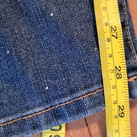 Inc Embellished Skinny Tapered Leg Ankle Jean 14W - Picture 13 of 14